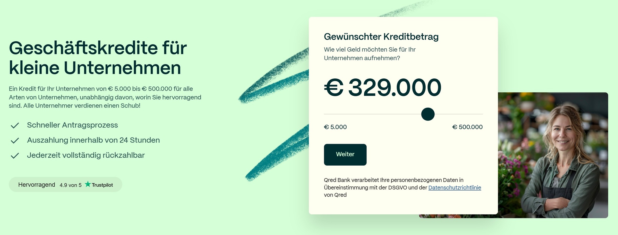 Geschäftskredite für kleine Unternehmen